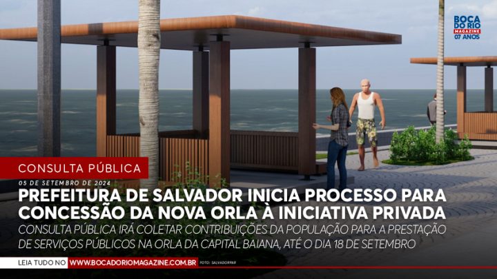 Prefeitura inicia processo para concessão da nova orla à iniciativa privada