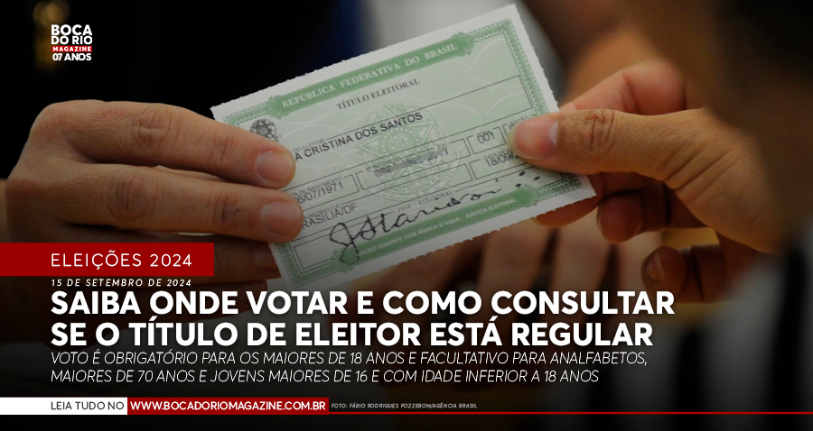 Saiba onde votar e como consultar se o título de eleitor está regular