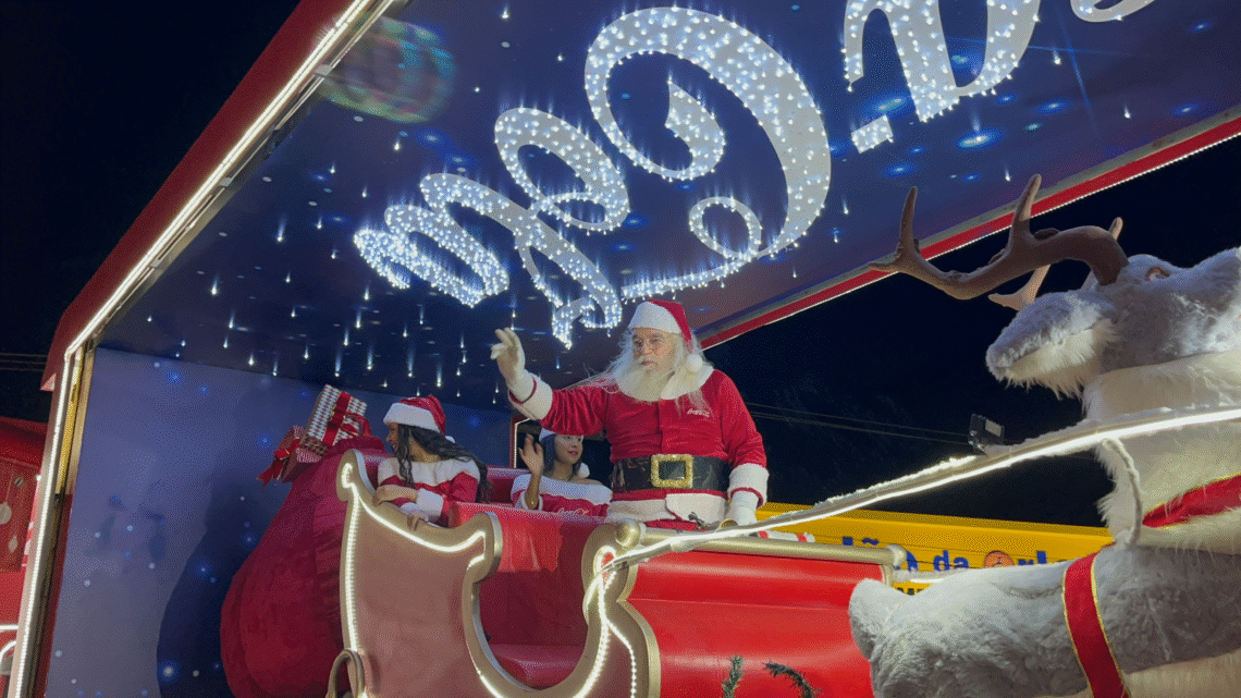 Caravana de Natal da Coca-Cola 2025 muda roteiro e não passa pela Boca do Rio