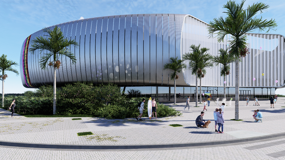 Arena Multiuso tem inauguração prevista para outubro e hotel é projetado para a região