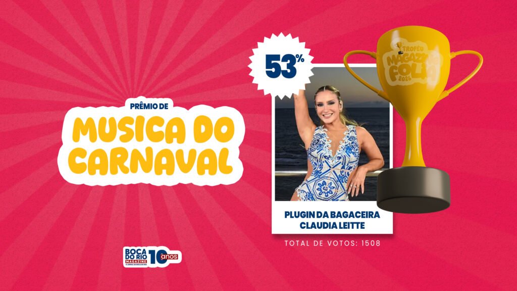 Música do Carnaval de Salvador 2026: Plugin da Bagaceira – Claudia Leitte