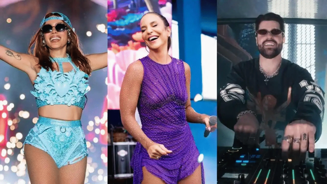 Anitta, Ivete e Alok agitam o Carnaval no Norte e Nordeste; confira os circuitos selecionados pela Urbnews