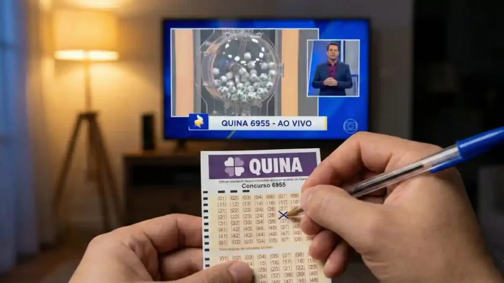 Quina 6955 sorteia R$ 7,4 milhões nesta quarta-feira (18); veja os números sorteados