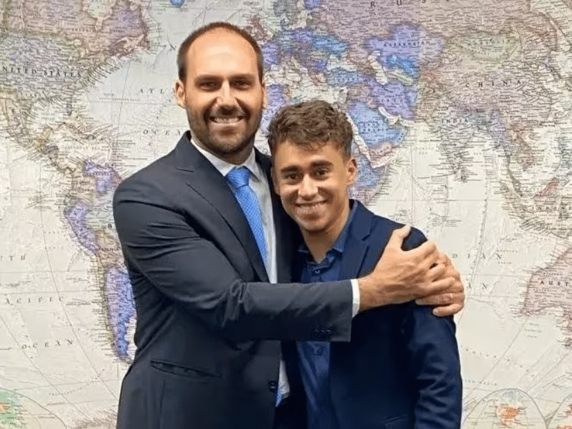 Eduardo Bolsonaro e Nikolas Ferreira