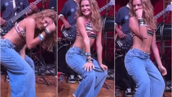 Paloma Bernardi samba em SP e revela encontro com mãe de ex-namorado