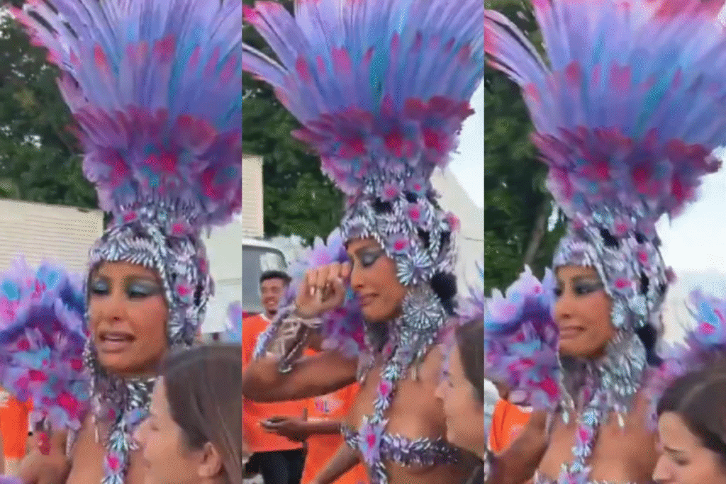 Sabrina Sato perde desfile da Gaviões da Fiel após atraso em voo do Rio para São Paulo. Veja o desabafo da rainha de bateria e os detalhes.