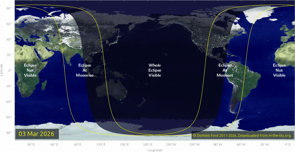 Falta uma semana para a Lua de Sangue. Saiba horários, onde ver o eclipse lunar total e por que o céu terá um apagão na próxima terça (3).