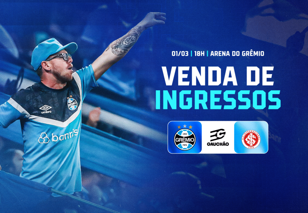 Ingressos para o Gre-Nal 450 na Arena! Veja preços, horários de venda e como fazer o cadastro facial para a final do Gauchão.