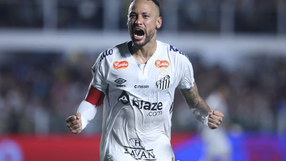 Neymar dá show e Santos vence Vasco com dois gols e deixa o Z4