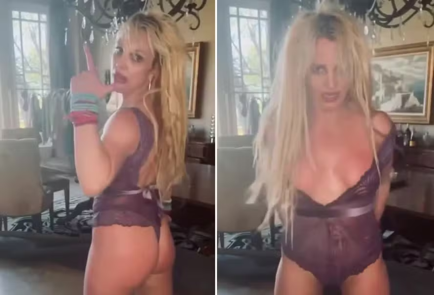 Ousada? Britney Spears usa fio-dental e quase mostra demais em vídeo