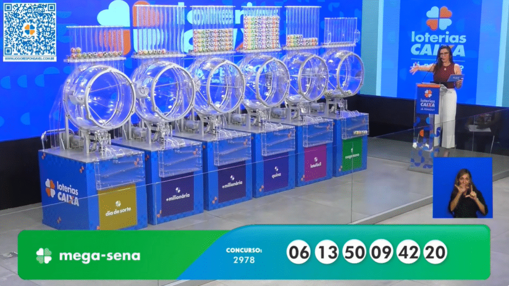 Confira o resultado da Mega-Sena 2978 sorteada neste sábado (28). Veja se você é o novo milionário da loteria federal.