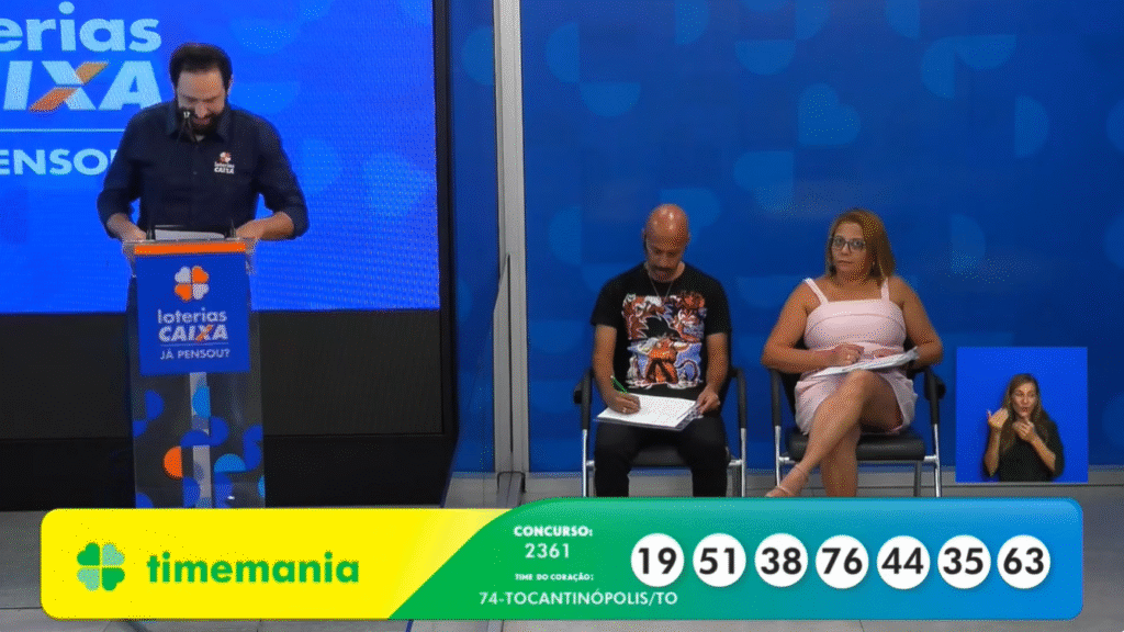 Confira a Timemania hoje: resultado do concurso 2361 e números sorteados neste sábado (28). Veja se você ganhou o prêmio de R$ 8,7 milhões.