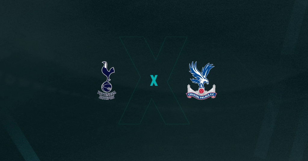 Saiba onde assistir Tottenham x Crystal Palace ao vivo. Confira as prováveis escalações, horário e estatísticas do jogo nesta quinta (05).