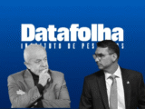Pesquisa Datafolha entre Lula e Flávio Bolsonaro