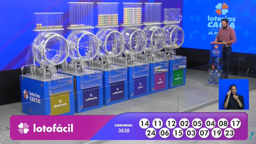 Confira o resultado da Lotofácil 3630 sorteada neste sábado (07/03). Veja os números sorteados e se você foi o ganhador de R$ 8,5 milhões.