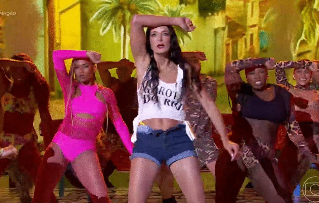 Ticiane Pinheiro no Domingão com Huck