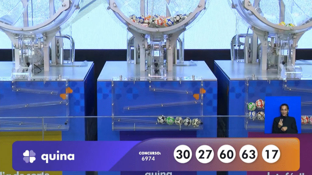 Confira o resultado da Quina 6974. Veja os números sorteados nesta quinta-feira (12/03) e o prêmio de R$ 600 mil.