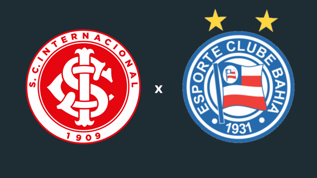 Internacional x Bahia se enfrentam pelo Brasileirão. Veja escalações, desfalques e onde assistir ao jogo neste domingo (15). 
