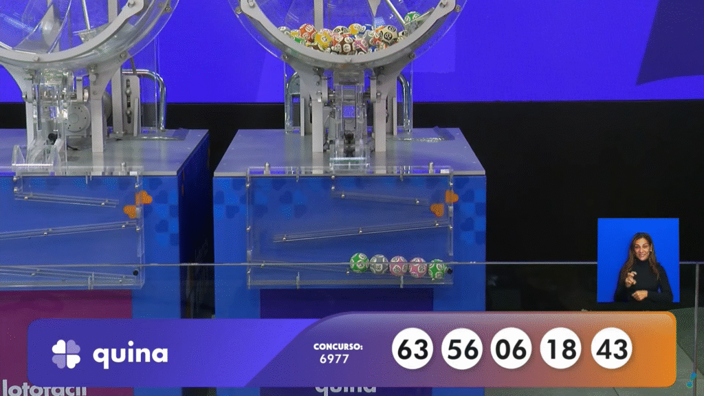 Confira o resultado da Quina 6977 desta segunda (16). Veja os números sorteados do prêmio de R$ 9 milhões.