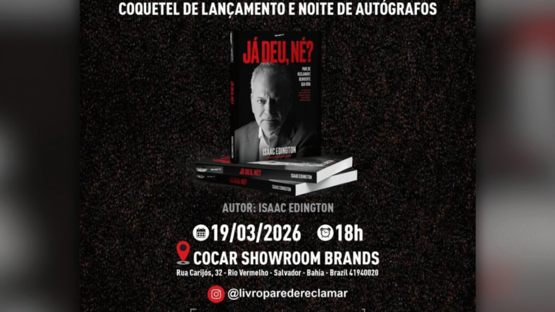 “Já Deu, Né?”: saiba tudo sobre o novo livro de Isaac Edington