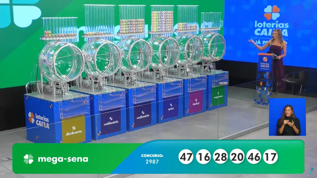 Confira o resultado da Mega-Sena 2987 sorteado neste sábado (21). Veja os números premiados e saiba como retirar o prêmio de R$ 8 milhões.