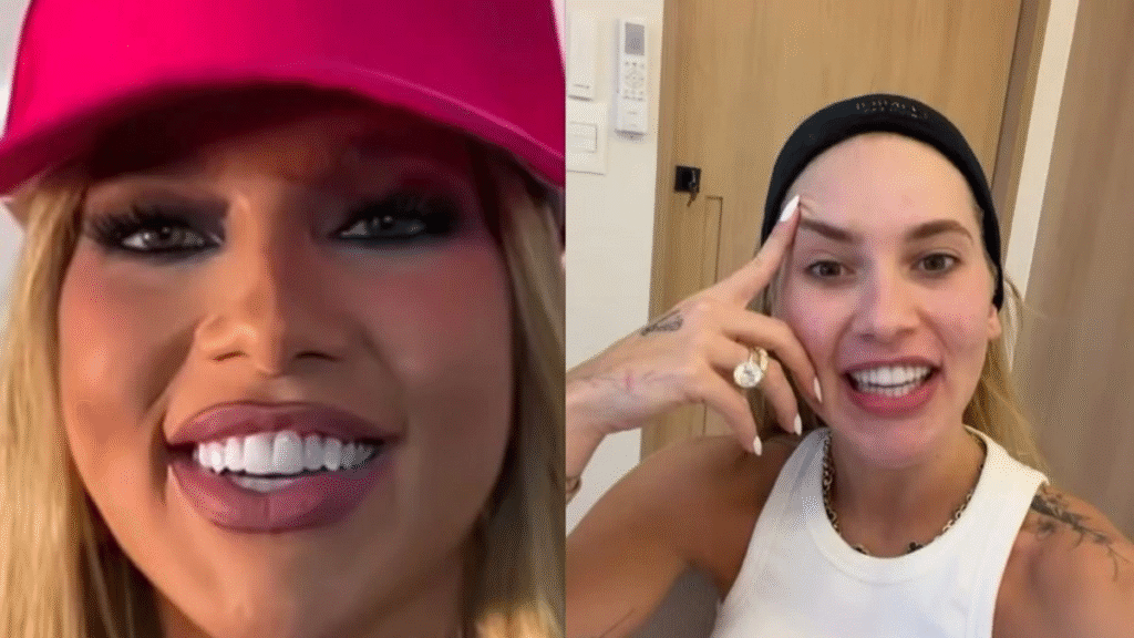 Virginia Fonseca nega preenchimento labial após críticas na web. Influenciadora atribui visual à maquiagem e luz.