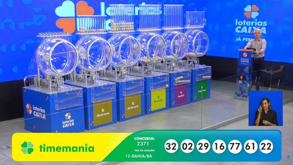 Timemania 2371: confira os números sorteados nesta terça (24) e saiba como resgatar o prêmio de R$ 13,5 milhões.
