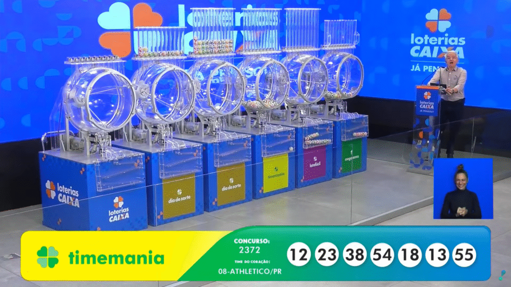 Timemania 2372: veja o resultado do sorteio de R$ 14 milhões desta quinta (26) e o time do coração premiado.
