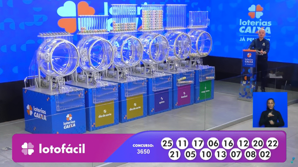 Confira o resultado da Lotofácil 3650 desta terça (31). Veja os números e saiba como resgatar R$ 7 milhões.