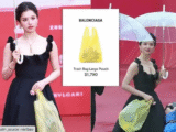 atriz chinesa Zhang Jingyi no tapete vermelho do Beijing International Film Festival