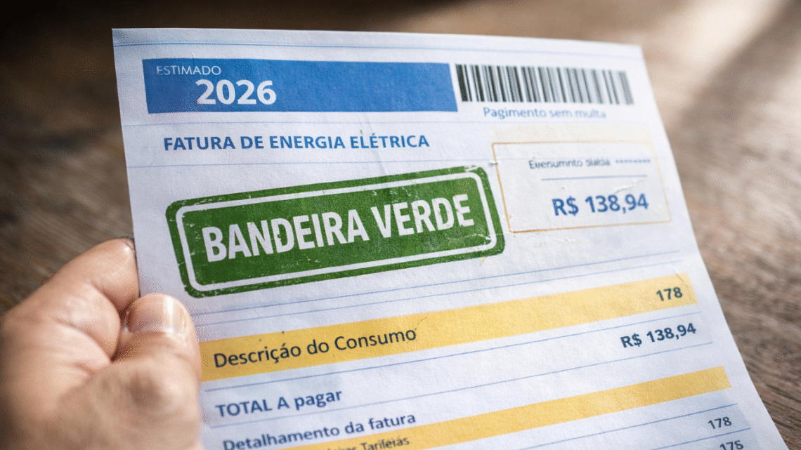 Aneel confirma bandeira verde e conta de luz segue sem taxa em abril