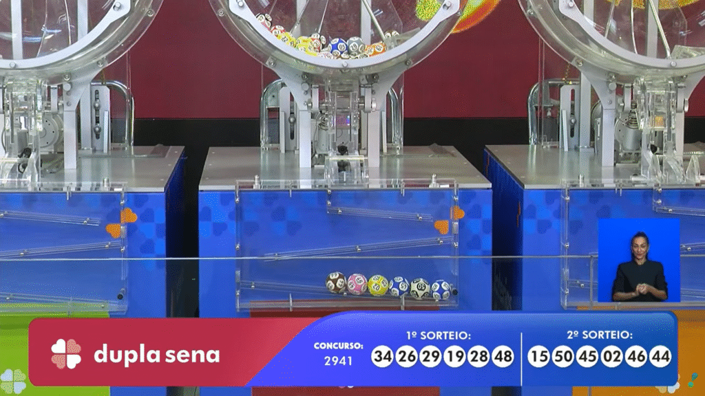 Dupla Sena 2941: confira o sorteio desta segunda (06). Veja o resultado e saiba como resgatar o prêmio de R$ 92 mil e R$ 34 mil.