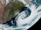 Ciclone extratropical no Uruguai e o Rio Grande do Sul