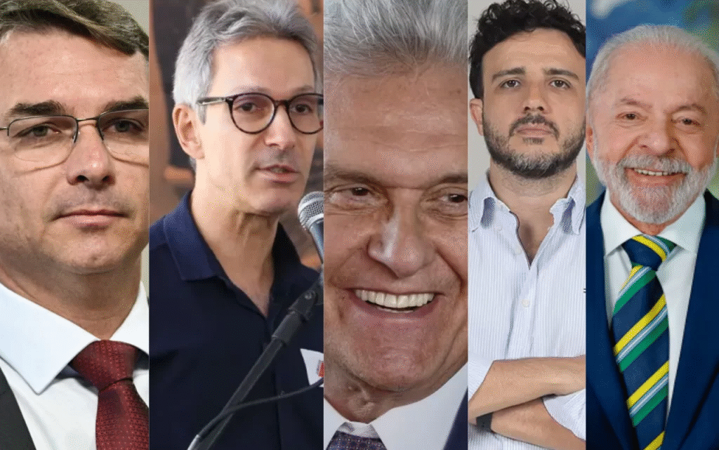 Nova pesquisa Quaest testa Lula contra Flávio Bolsonaro e Caiado