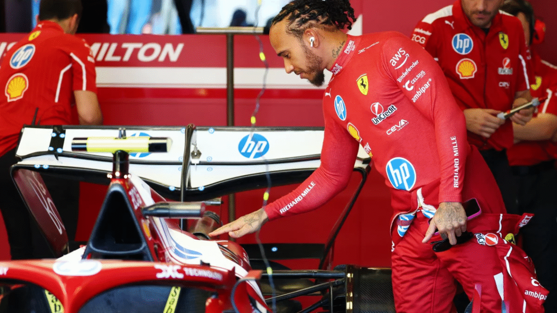 Ferrari confirma equipe de Lewis Hamilton para o GP de Miami da F1