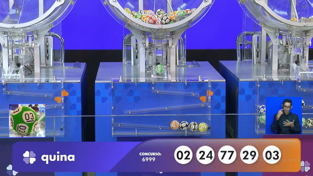 Confira o resultado da Quina 6999 sorteada neste sábado (11). Veja as dezenas premiadas e saiba como resgatar o prêmio de R$ 13 milhões.