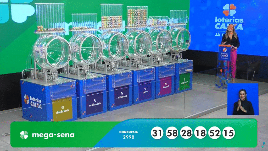 Mega-Sena 2998: confira os números sorteados neste sábado (18) e veja como resgatar o prêmio de R$ 60 milhões.