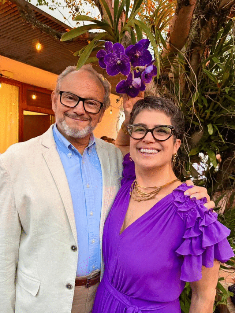 Sandra Annenberg com o marido, Ernesto Paglia - Foto: Reprodução/Redes Sociais