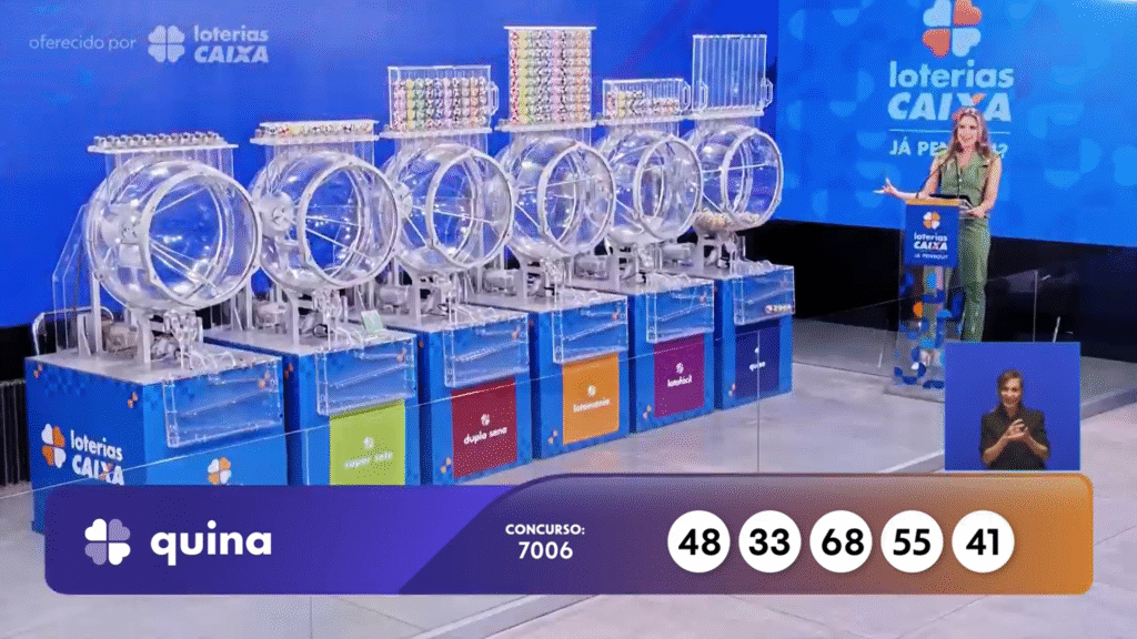 Quina 7006: veja os números sorteados nesta segunda (20), e saiba como resgatar o prêmio de R$ 28 milhões.