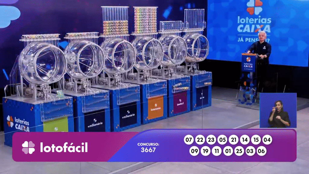Lotofácil 3667: confira os números sorteados nesta quarta (22) e saiba se você ganhou o prêmio estimado em R$ 2 milhões.