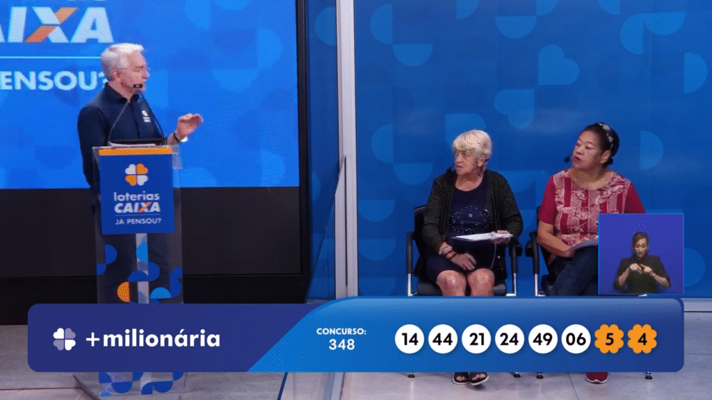 +Milionária 348: confira os números sorteados nesta quarta (22) e saiba como resgatar o prêmio estimado em R$ 37 milhões.