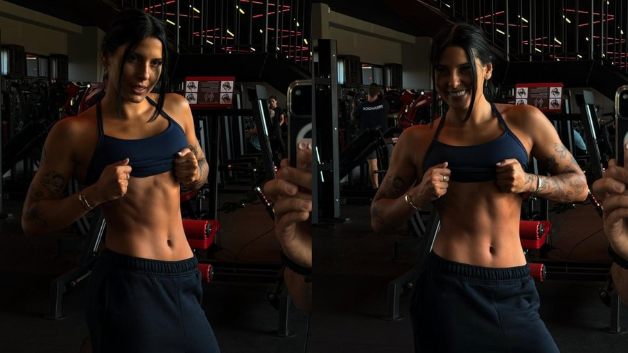 Ana Castela exibe abdômen sarado e afirma: “não é IA”