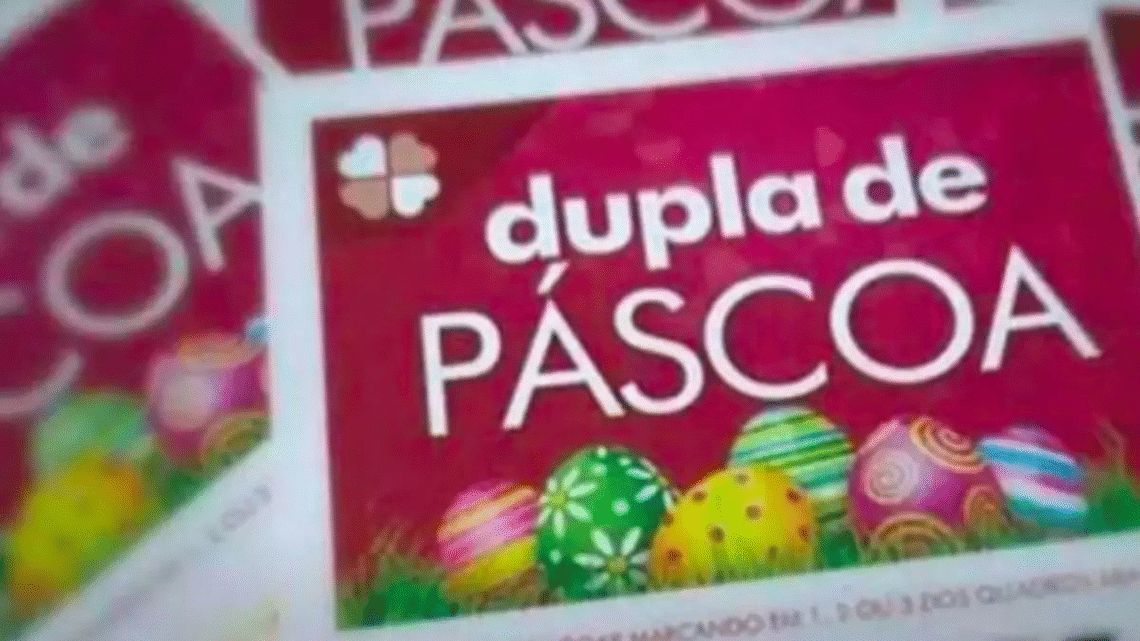 Dupla Sena de Páscoa 2940: confira os números sorteados neste sábado (04)