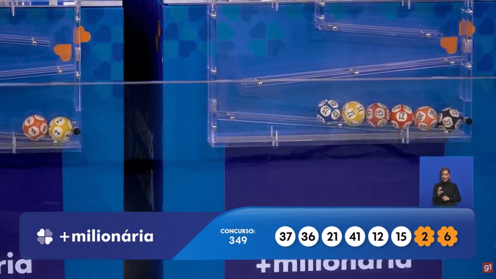 +Milionária 349: confira os números sorteados nesta sábado (25). Veja as dezenas e saiba como resgatar o prêmio de R$ 37,5 milhões.