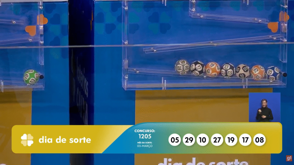 Dia de Sorte 1205: confira os números sorteados nesta sábado (25). Veja as dezenas e saiba como resgatar o prêmio de R$ 2,5 milhões.