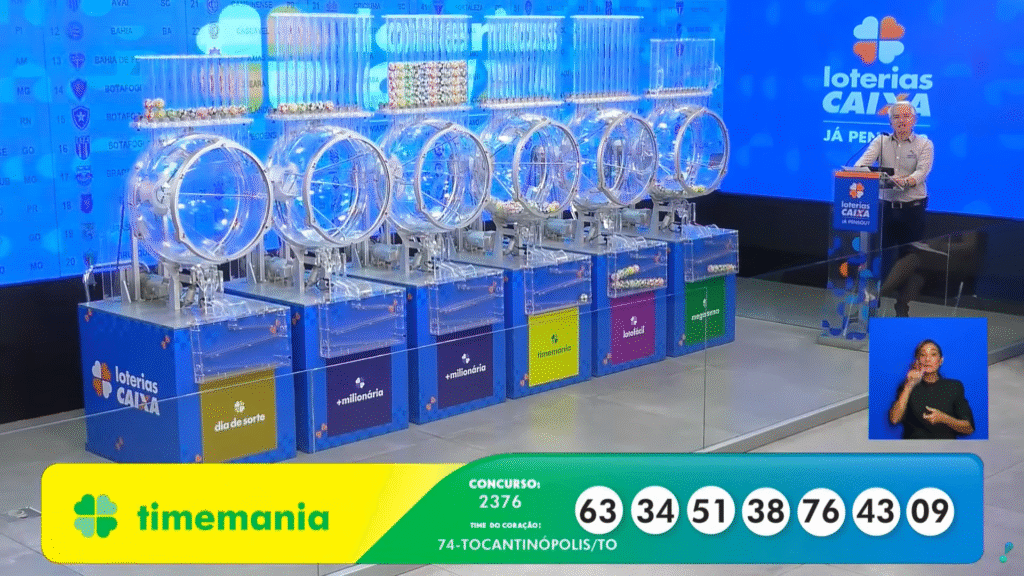 Timemania 2376: veja o resultado do sorteio deste sábado (04). Confira as dezenas e saiba como resgatar seu prêmio.