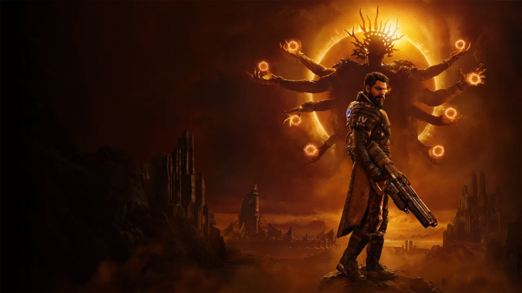 Saros: assista aos primeiros minutos de gameplay dublado em português. Confira detalhes de Carcosa e o lançamento para PS5 em 30 de abril.