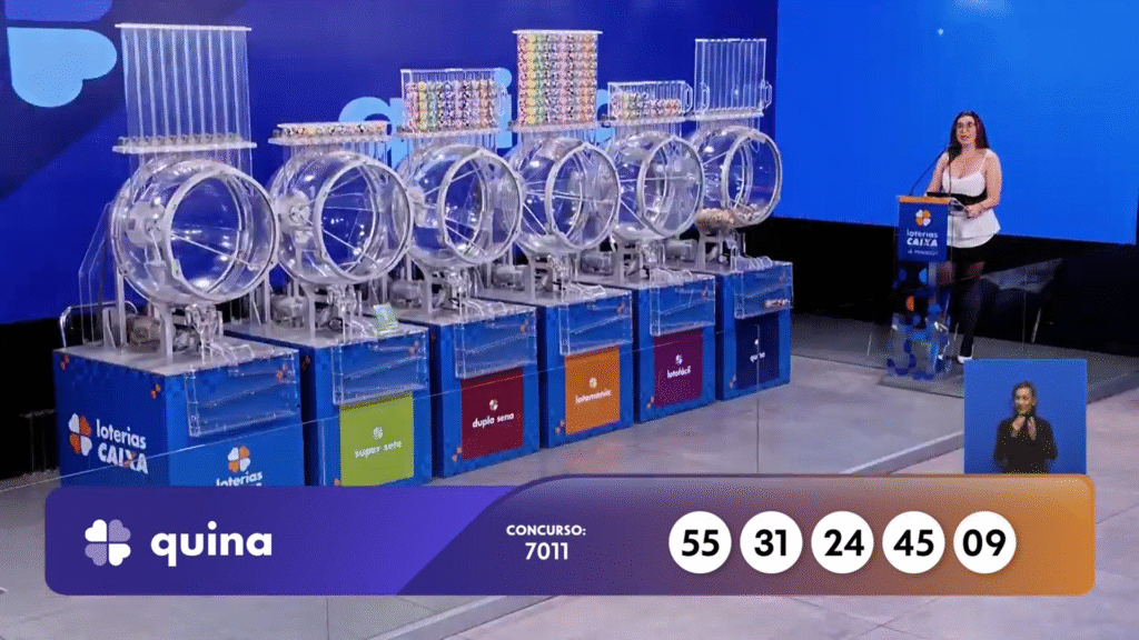 Quina 7011: confira os números sorteados nesta segunda (27). Veja o resultado completo, as dezenas premiadas e o prêmio de R$ 2 milhões.