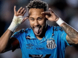 Neymar, jogador do Santos