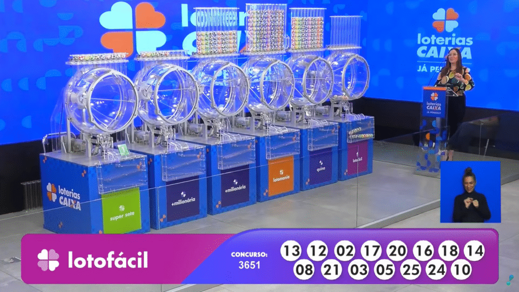 Confira o resultado da Lotofácil 3651 desta quarta (1º). Veja os números e saiba como resgatar R$ 2 milhões.